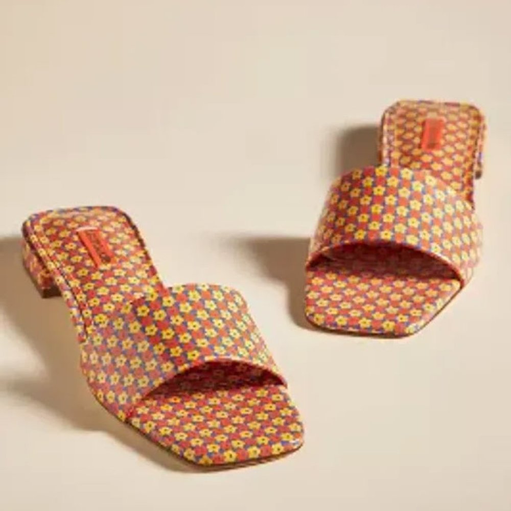 Larroude Athena Sandals Flat Sandals Sz 7